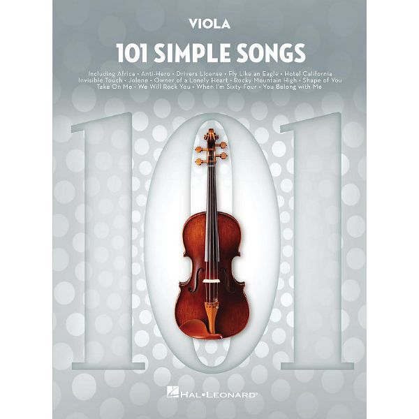 Hal Leonard 101 Simple Songs Viola