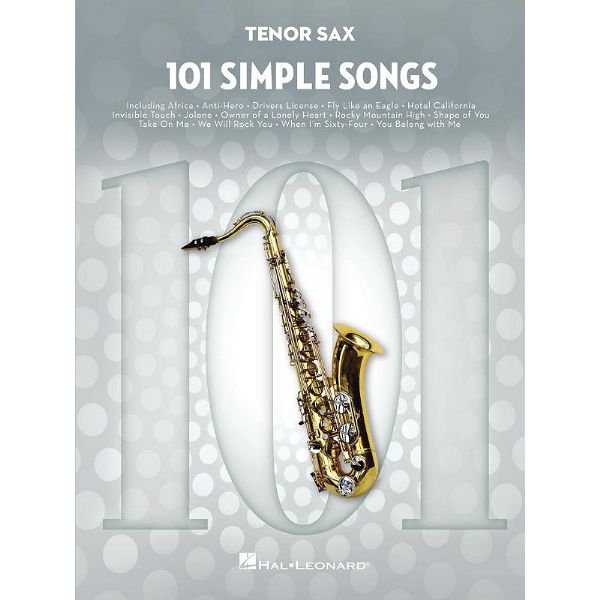 Hal Leonard 101 Simple Songs Tenor Sax