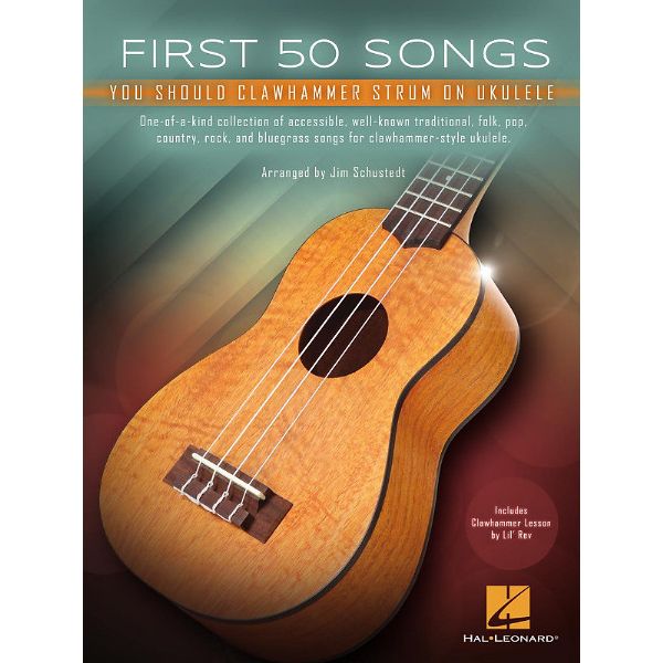 Hal Leonard First 50 Clawhammer Ukulele