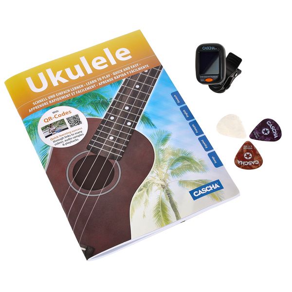 Cascha Concert Uke Linden Set BL