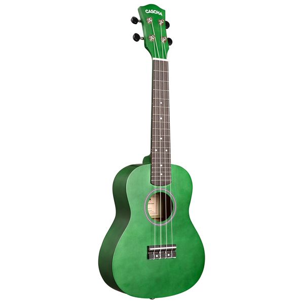 Cascha Concert Uke Linden Set GRN