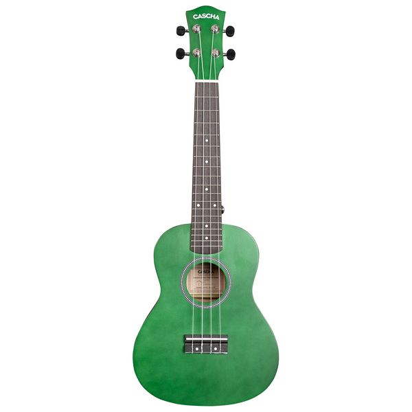 Cascha Concert Uke Linden Set GRN