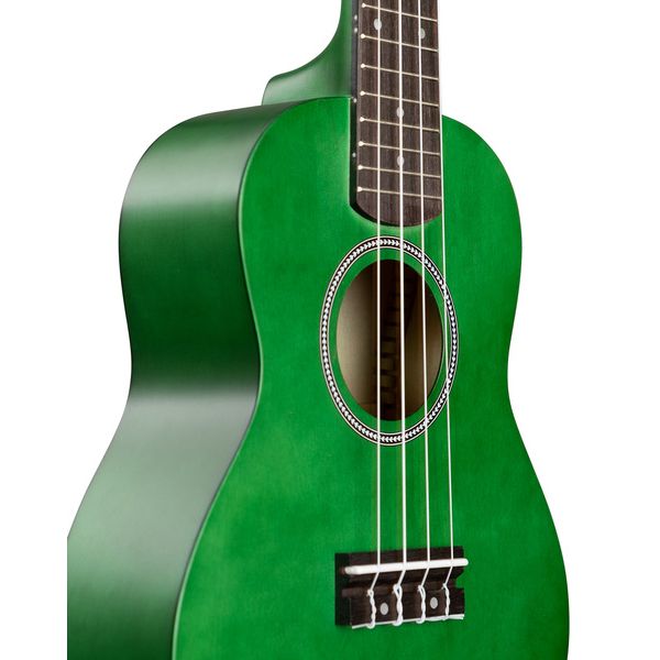 Cascha Concert Uke Linden Set GRN