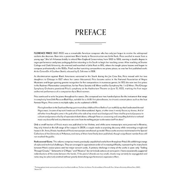 Hal Leonard Florence Price Rediscovered