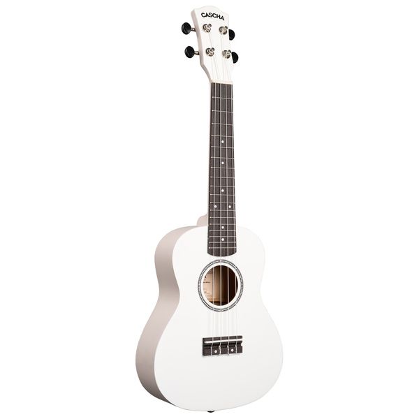 Cascha Concert Uke Linden Set WHT