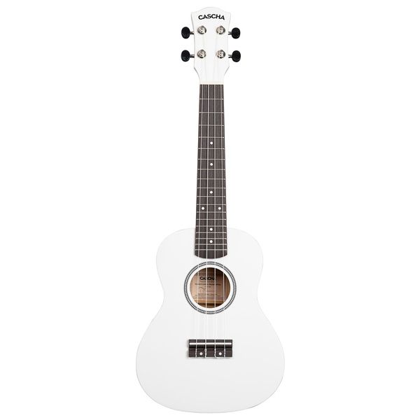 Cascha Concert Uke Linden Set WHT