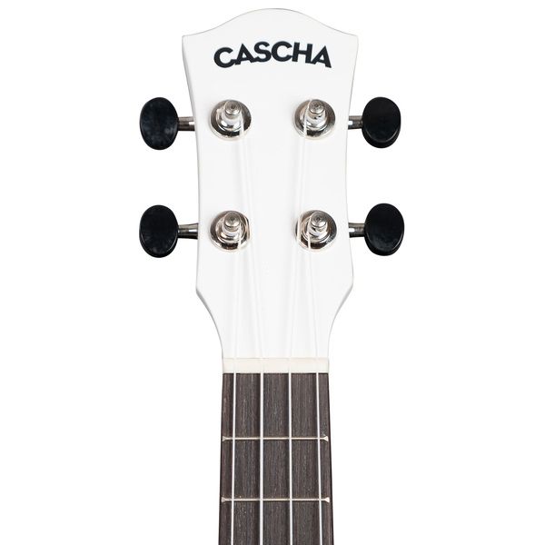 Cascha Concert Uke Linden Set WHT