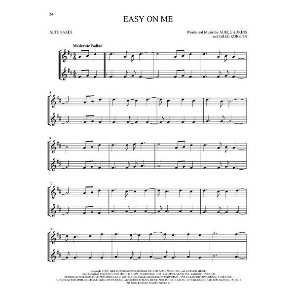 Hal Leonard First 50 Duets Alto Sax