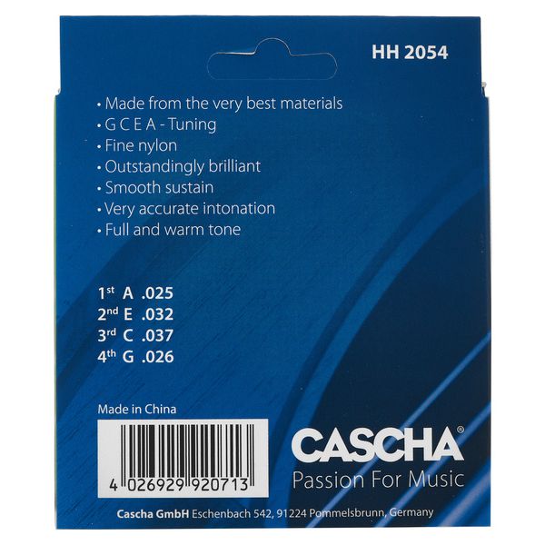 Cascha HH-2054 Concert Uke Strings