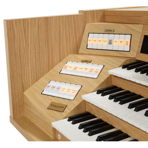 Johannus Premium Vivaldi 360, Light Oak Concave