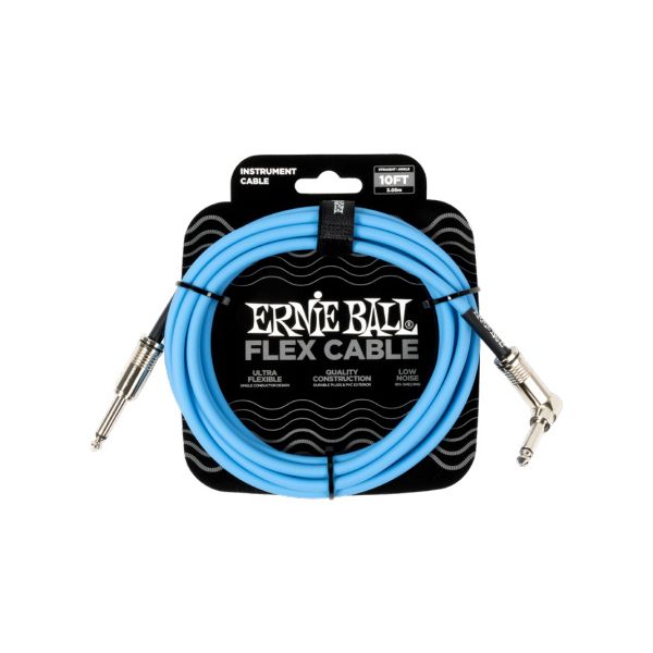 Ernie Ball Flex Cable 10ft Blue P06464