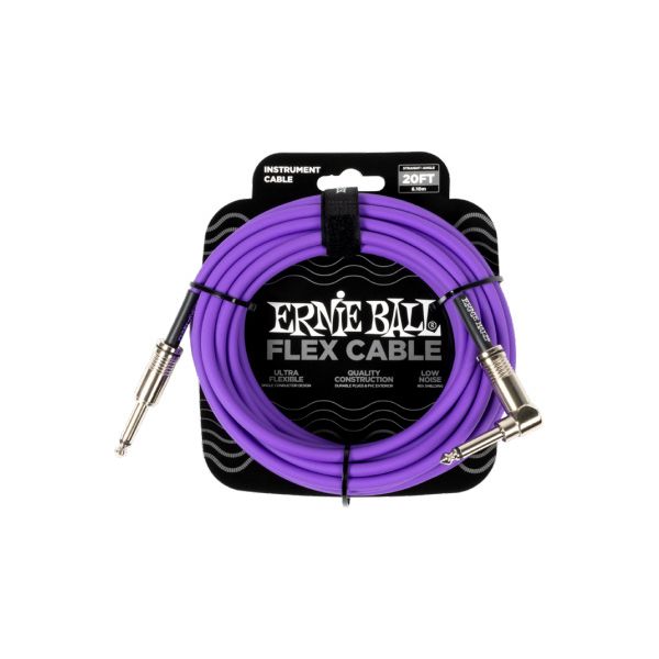 Ernie Ball Flex Cable 20ft Purple P06466