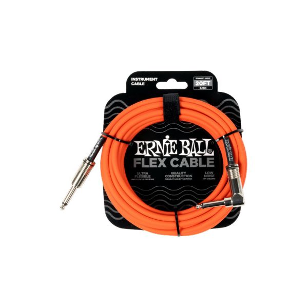 Ernie Ball Flex Cable 20ft Orange P06467