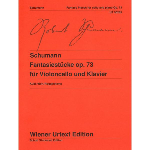 Wiener Urtext Edition Schumann Fantasiestücke op. 73