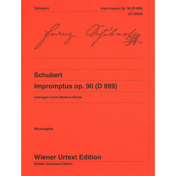 Wiener Urtext Edition Schubert Impromptus op. 90