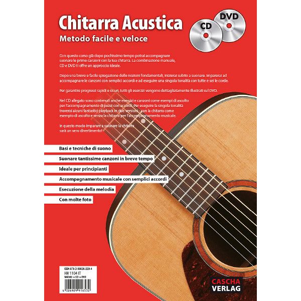 Cascha Chitarra Acustica Metodo