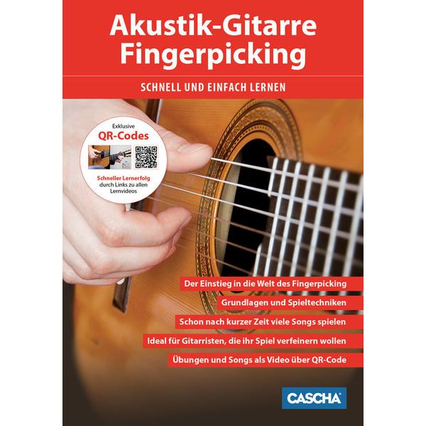 Cascha Akustik-Gitarre Fingerpicking