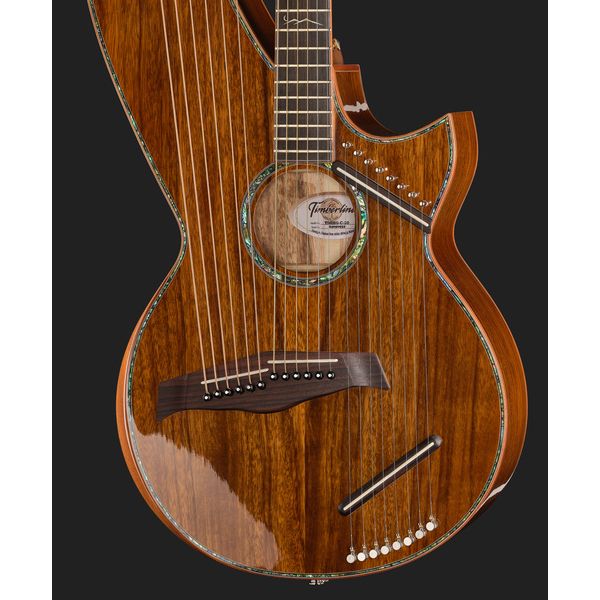 Timberline Guitars T80/20HGC 20String Harpguitar