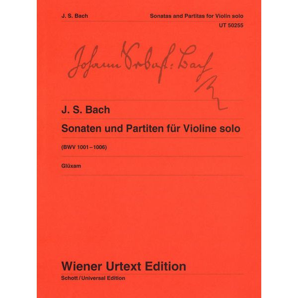 Wiener Urtext Edition Bach Sonaten und Partiten