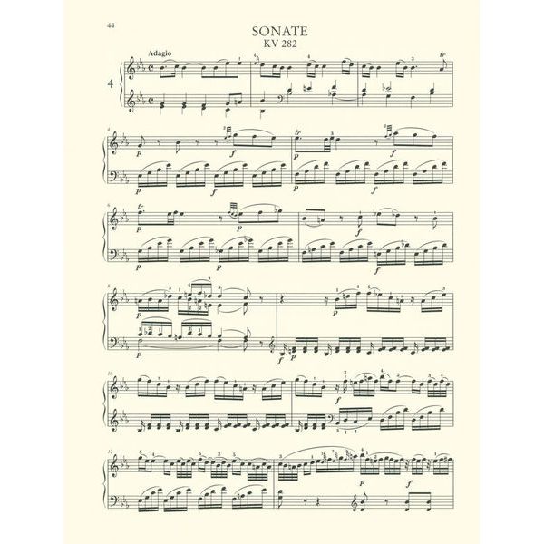 Wiener Urtext Edition Mozart Klaviersonaten 1