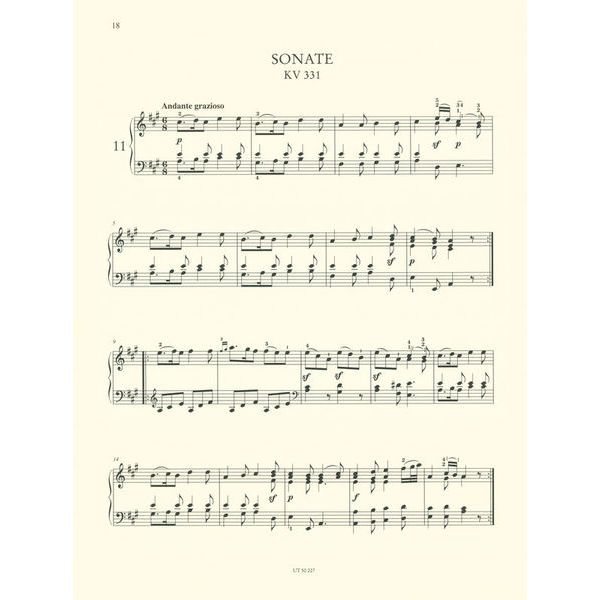 Wiener Urtext Edition Mozart Klaviersonaten 2