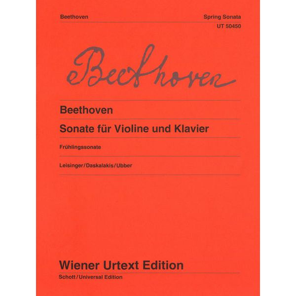 Wiener Urtext Edition Beethoven Sonate Violine