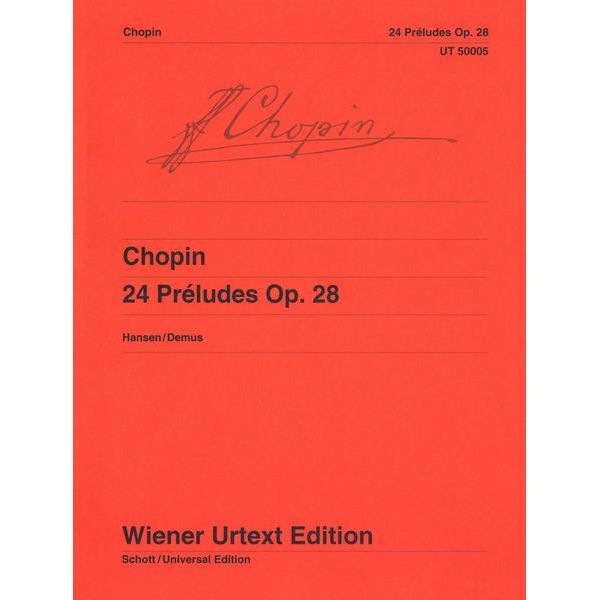 Wiener Urtext Edition Chopin 24 Préludes op. 28