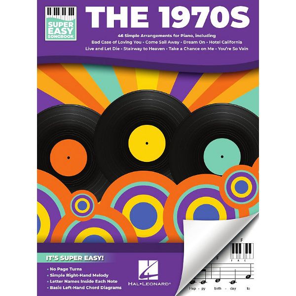 Hal Leonard The 1970s Super Easy Songbook