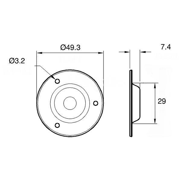 TAD Socket Plate BK