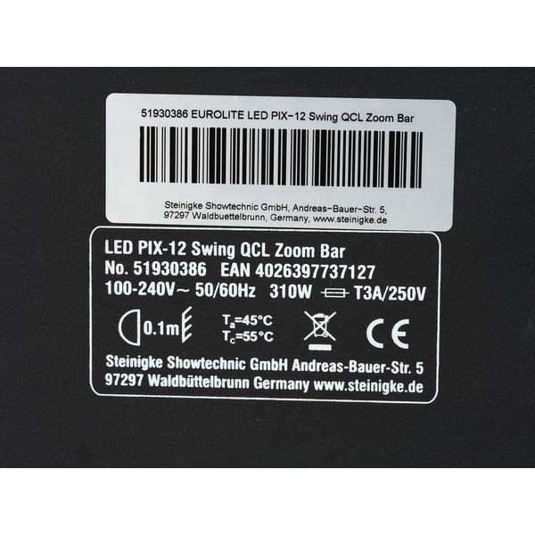 Eurolite LED PIX-12 Swing QCL Zoom Bar