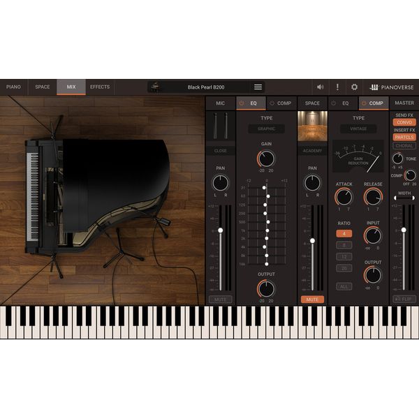 IK Multimedia Pianoverse Black Pearl B200