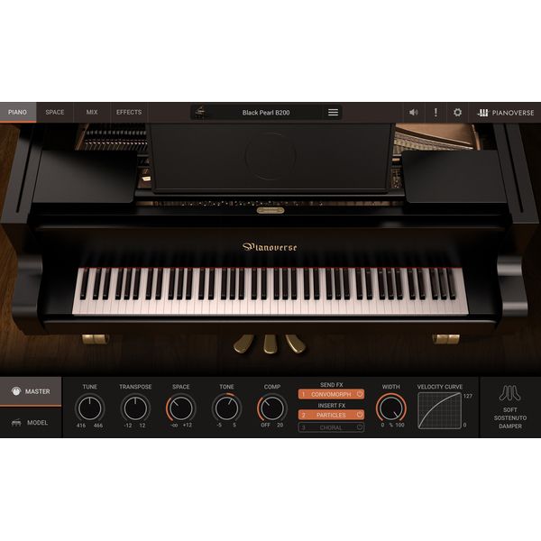 IK Multimedia Pianoverse Black Pearl B200