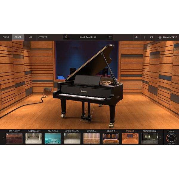 IK Multimedia Pianoverse Black Pearl B200