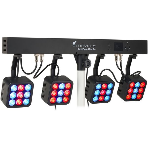 Stairville SonicPulse 4 Par Set Bundle