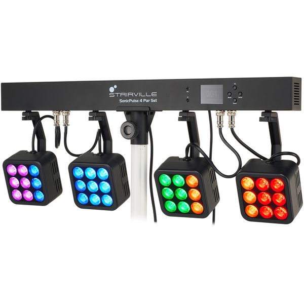 Stairville SonicPulse 4 Par Set Bundle