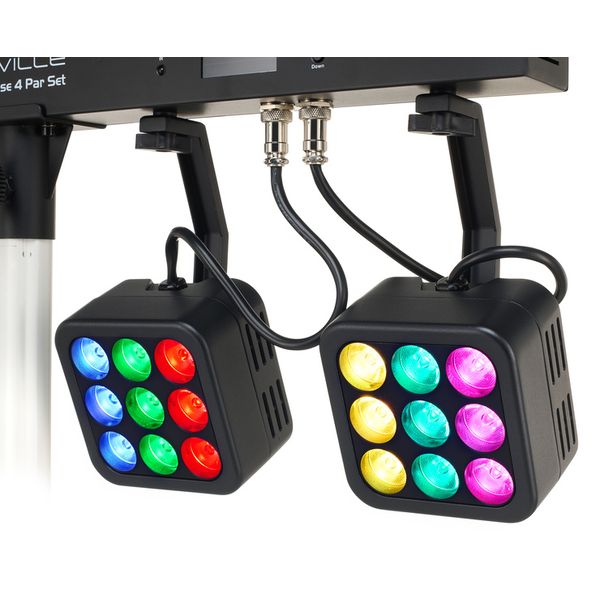 Stairville SonicPulse 4 Par Set Bundle