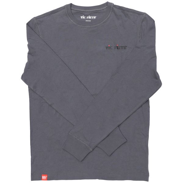 Vic Firth Gray Long Sleeve Tee M