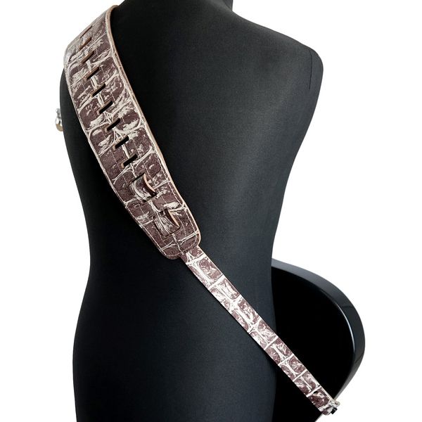 Richter Guitar Strap Beavertail Croco