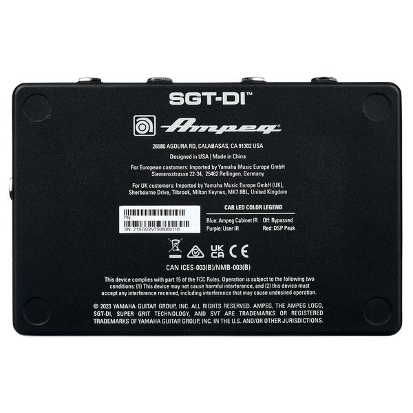Ampeg SGT-DI Blue Line Anniv. Ed.