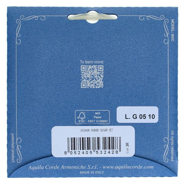 Aquila Afghan Rabab Sugar Strings Set