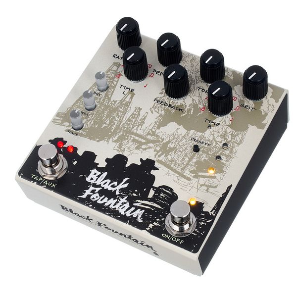 Old Blood Noise Endeavors Black Fountain Stereo Delay