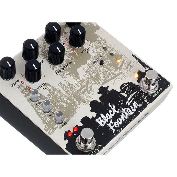 Old Blood Noise Endeavors Black Fountain Stereo Delay