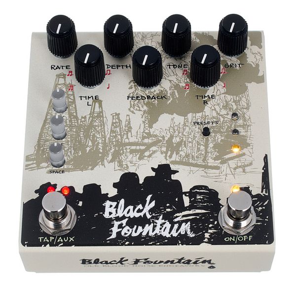 Old Blood Noise Endeavors Black Fountain Stereo Delay