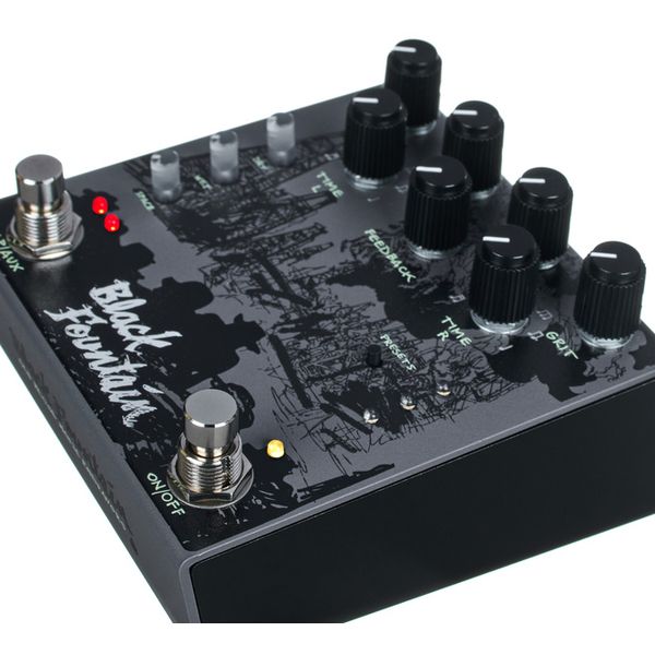 Old Blood Noise Endeavors Black Fountain Stereo Delay SL