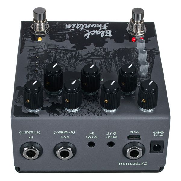 Old Blood Noise Endeavors Black Fountain Stereo Delay SL