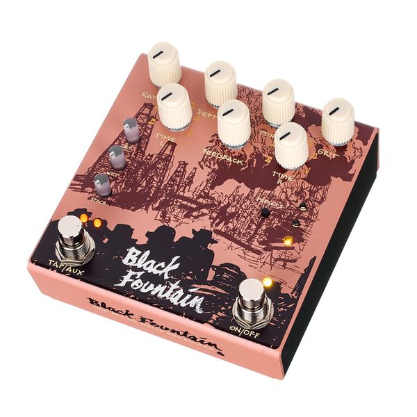 Old Blood Noise Endeavors Black Fountain Stereo Delay TE