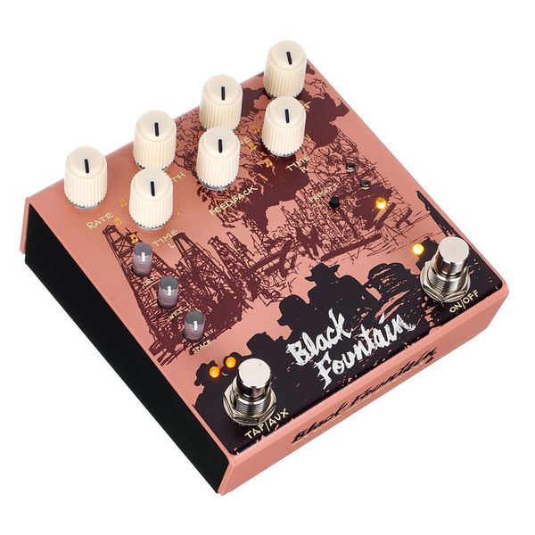 Old Blood Noise Endeavors Black Fountain Stereo Delay TE