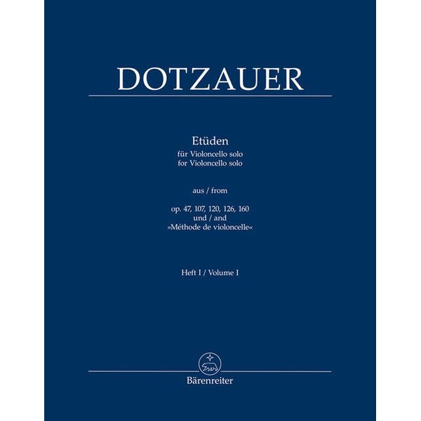 Bärenreiter Dotzauer Etüden Cello