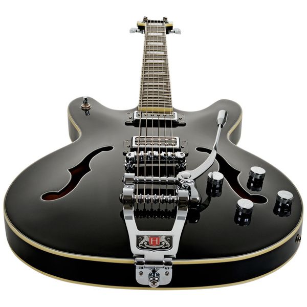 Hagstrom Tremar Viking Baritone DLX BLK