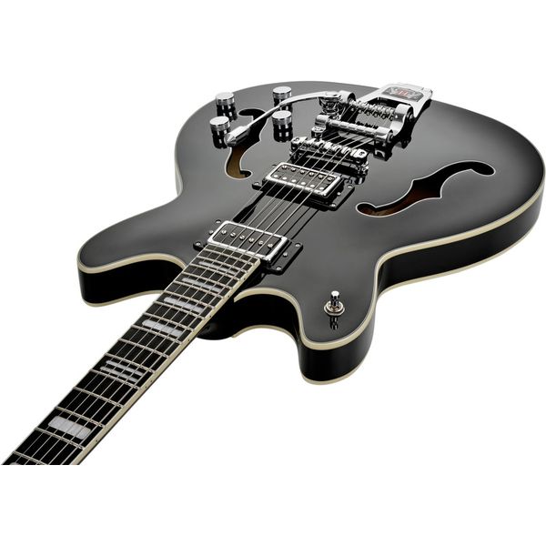 Hagstrom Tremar Viking Baritone DLX BLK